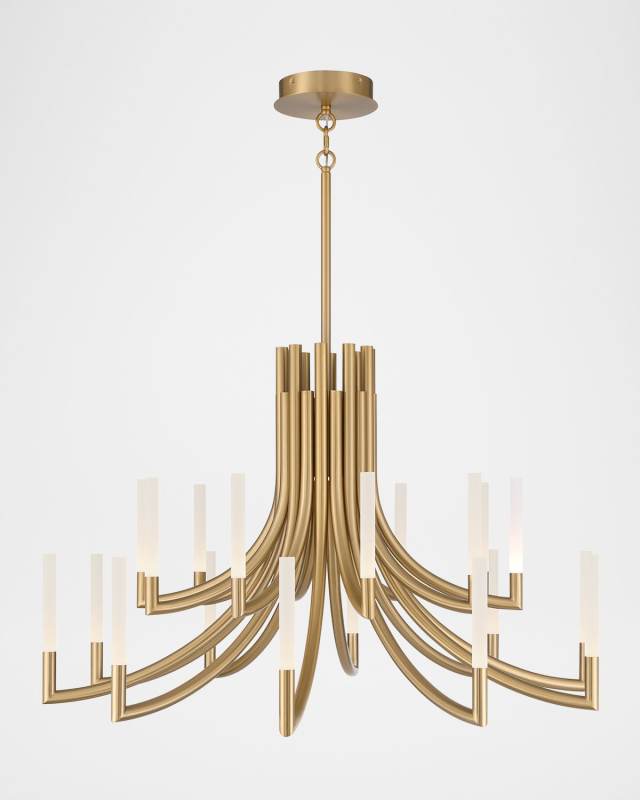 Olette 42" 20-Light LED Chandelier